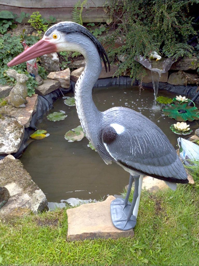 Great Blue Heron Decoy The Garden and Patio Home Guide