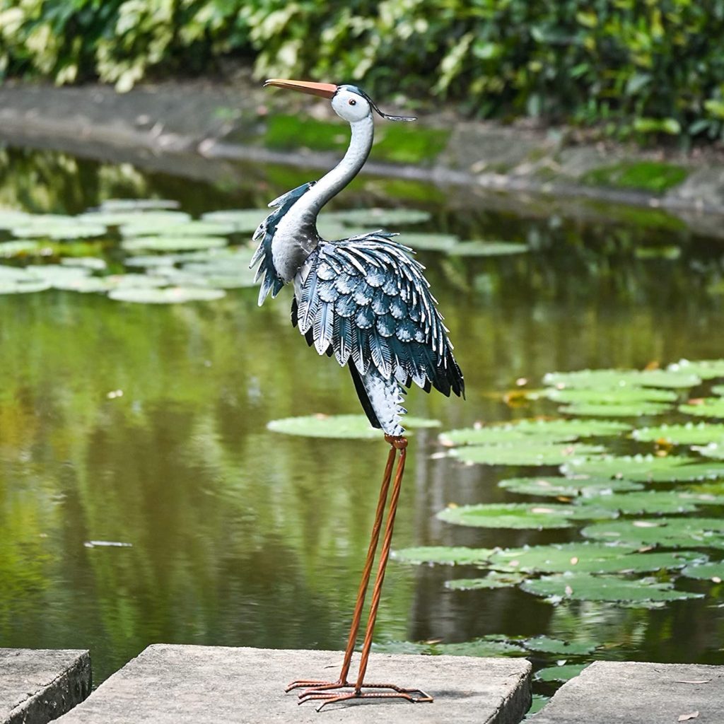 Heron Statue