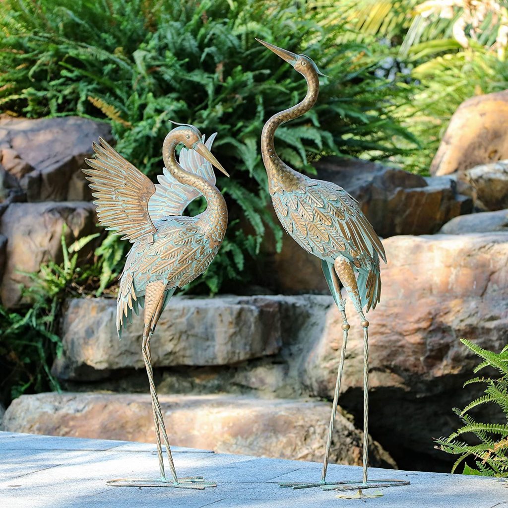 Heron Statue